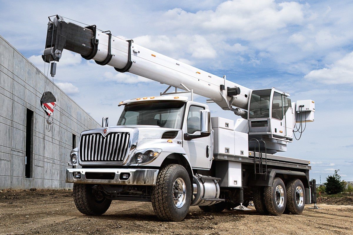 International HV Series Crane Truck