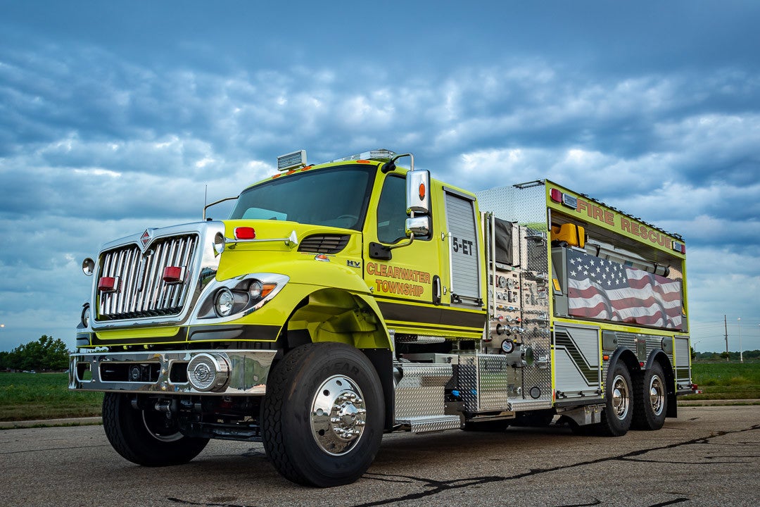 International HV Series Fire Truck