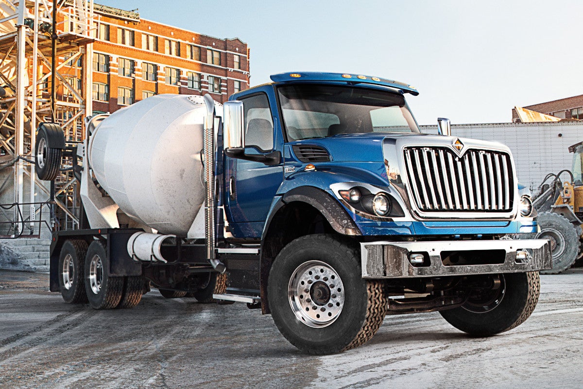 International HV Series Cement Mixer Truck