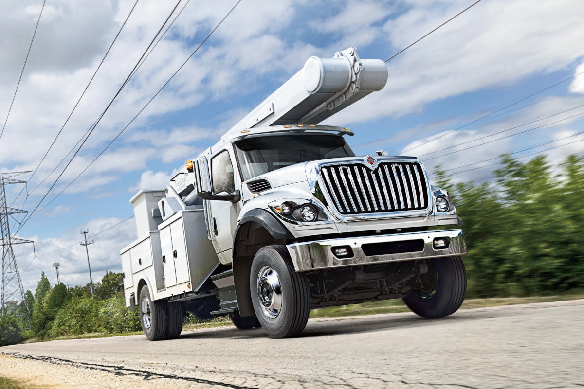 International HV Series Utility Truck