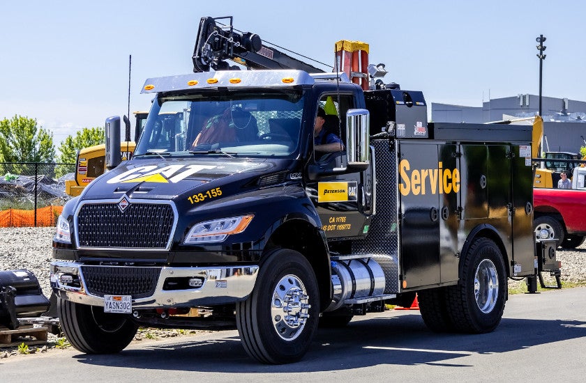 International MV Series Service Truck