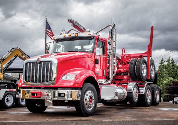 International Logging Truck
